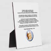 フィレンツェ・ナイチンゲール誓約 フォトプラーク (側面)