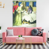 フィレンツェ・ナイチンゲール（1820年～1910年）、「覗き込む キャンバスプリント (インサイチュ (リビング))