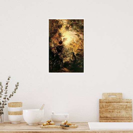 フィレンツェ・バーノンのポスターによる妖精のハント ポスター (キッチン)