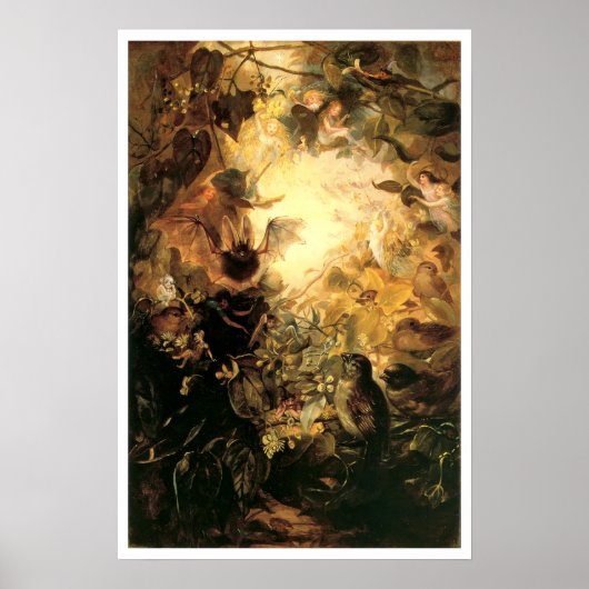 フィレンツェ・バーノンのポスターによる妖精のハント ポスター (正面)