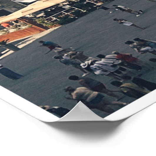 フィレンツェ・ピアッツァ・デッラ・シニョリア ポスター (角)