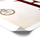 フィレンツェ・フィレンツェ・イタリア – ヴィンテージトラベルポスター ポスター (角)