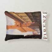 フィレンツェ、フィレンツェ、パラッツォヴェッキオ、ヴィンテージイタリア アクセントクッション (正面)