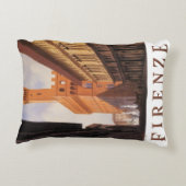 フィレンツェ、フィレンツェ、パラッツォヴェッキオ、ヴィンテージイタリア アクセントクッション (裏面)