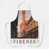 フィレンツェ、フィレンツェ、パラッツォヴェッキオ、ヴィンテージイタリア エプロン (正面)