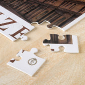 フィレンツェ、フィレンツェ、パラッツォヴェッキオ、ヴィンテージイタリア ジグソーパズル (側面)