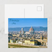 フィレンツェ、フローレンス、イタリア ポストカード (正面/裏面)
