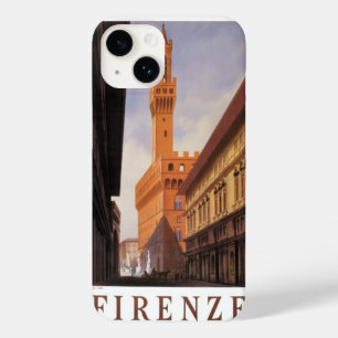 フィレンツェ、フローレンス、パラッツォ・ヴェッキオ、ヴィンテージイタリア Case-Mate iPhone 14ケース