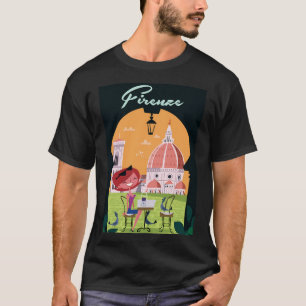 フィレンツェ・ポスター Tシャツ
