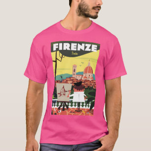 フィレンツェ・ポスター Tシャツ