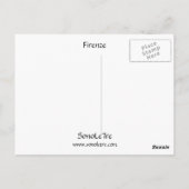 フィレンツェ ポストカード (裏面)