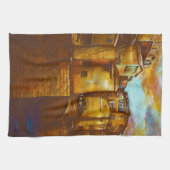 フィレンツェ·ポンテヴェッキオ キッチンタオル (横)