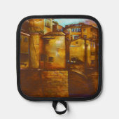 フィレンツェ・ポンテヴェッキオ 鍋敷き (正面)