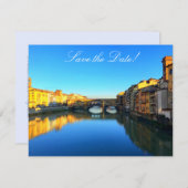 フィレンツェ - ポンテ・ヴェッキオ 招待状 (正面/裏面)