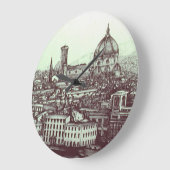 フィレンツェ ラージ壁時計 (傾斜)