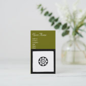 フィレンツェ・ルネサンス調和，緑 名刺 (スタンド正面)