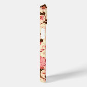 フィレンツェ ルネサンス ピンク フローラル スワール、花 Case-Mate iPhoneケース (裏面 / 右)