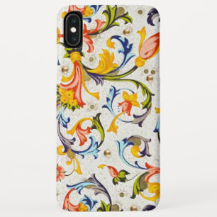 フィレンツェ ルネサンス フラワースワール、花 iPhone XS MAXケース