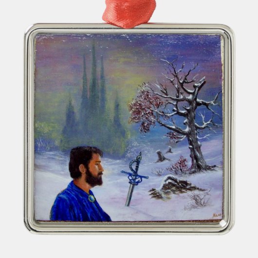 フィレンツェ ルネサンス フルーツ フォト テンプレート メタルオーナメント (正面)