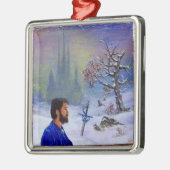 フィレンツェ ルネサンス フルーツ フォト テンプレート メタルオーナメント (左)