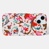 フィレンツェ ルネサンス 赤 花の渦巻き, 花 Case-Mate iPhoneケース (裏面 (横))