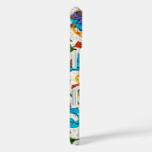 フィレンツェ ルネサンス 青 花の渦巻き, 花 Case-Mate iPhoneケース (裏面 / 右)