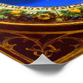 フィレンツェ・ルネッサンス・エンジェルとフローラ・クラウン ポスター (角)