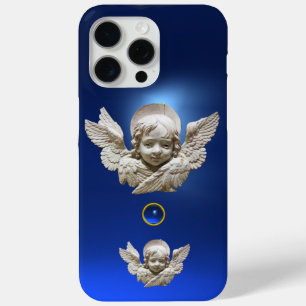 フィレンツェ・ルネッサンス・エンジェル・ブルー・ジェムストーン iPhone 15 PRO MAXケース