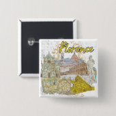 フィレンツェ 缶バッジ (正面&裏面)