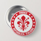 フィレンツェ 缶バッジ (正面&裏面)