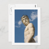 フィレンツェ、Piazza della Signoria、海王王王王像 ポストカード (正面/裏面)