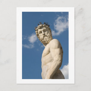 フィレンツェ、Piazza della Signoria、海王王王王像 ポストカード