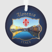 フィレンツェ- Ponte Vecchio オーナメント (裏面)