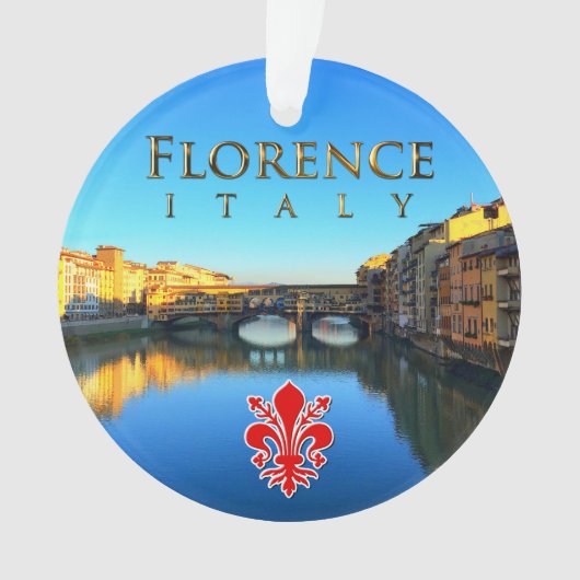 フィレンツェ- Ponte Vecchio オーナメント (正面)