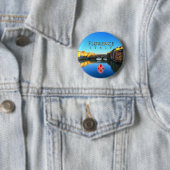 フィレンツェ- Ponte Vecchio 缶バッジ (インサイチュ)