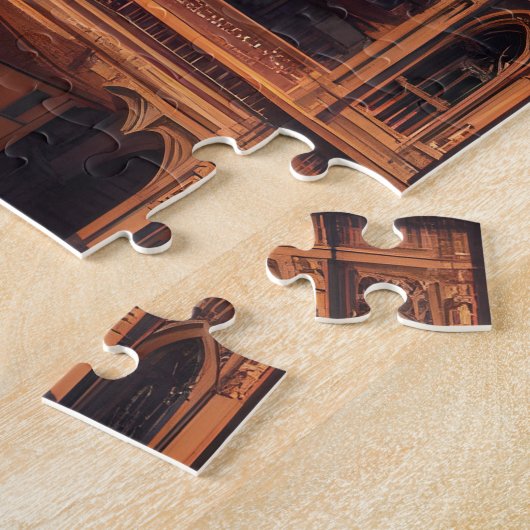 フィレンツェDuomoサンタマリアデルフィオーイタリア旅行 ジグソーパズル (側面)