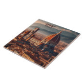 フィレンツェDuomoサンタマリアデルフィオーイタリア旅行 タイル (側面)