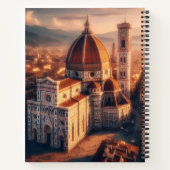 フィレンツェDuomoサンタマリアデルフィオーイタリア旅行 ノートブック (裏面)