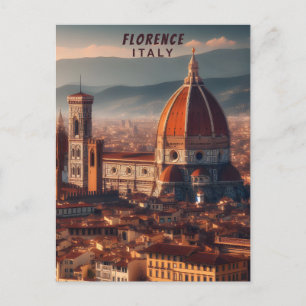 フィレンツェDuomoサンタマリアデルフィオーイタリア旅行 ポストカード