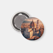 フィレンツェDuomoサンタマリアデルフィオーイタリア旅行 マグネット (正面/裏面)