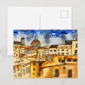 フィレンツェItalyはがき ポストカード (正面/裏面)