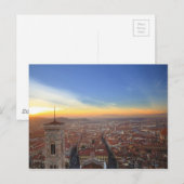 フィレンツェItalyアットサンセット ポストカード (正面/裏面)