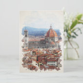 フィレンツェItalyウォーターカラーアート (スタンド正面)