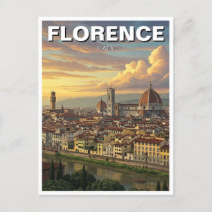 フィレンツェItalyスカイライントラベル ポストカード