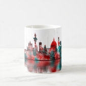 フィレンツェItalyスカイライン コーヒーマグカップ (中央)
