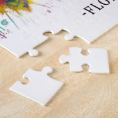 フィレンツェItalyスカイライン ジグソーパズル (側面)