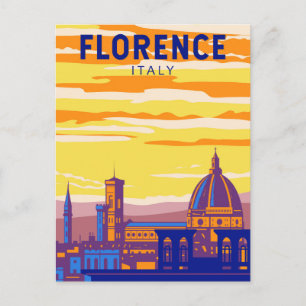 フィレンツェItalyトラベルアートヴィンテージ ポストカード