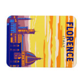 フィレンツェItalyトラベルアートヴィンテージ マグネット (横)