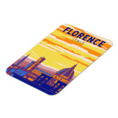 フィレンツェItalyトラベルアートヴィンテージ マグネット (左側)