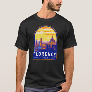 フィレンツェItalyトラベルアートヴィンテージ Tシャツ